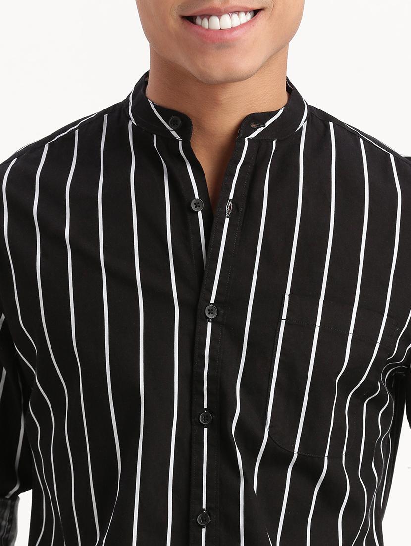men striped cotton casual shirt - 21325472 - Standard Image - 5