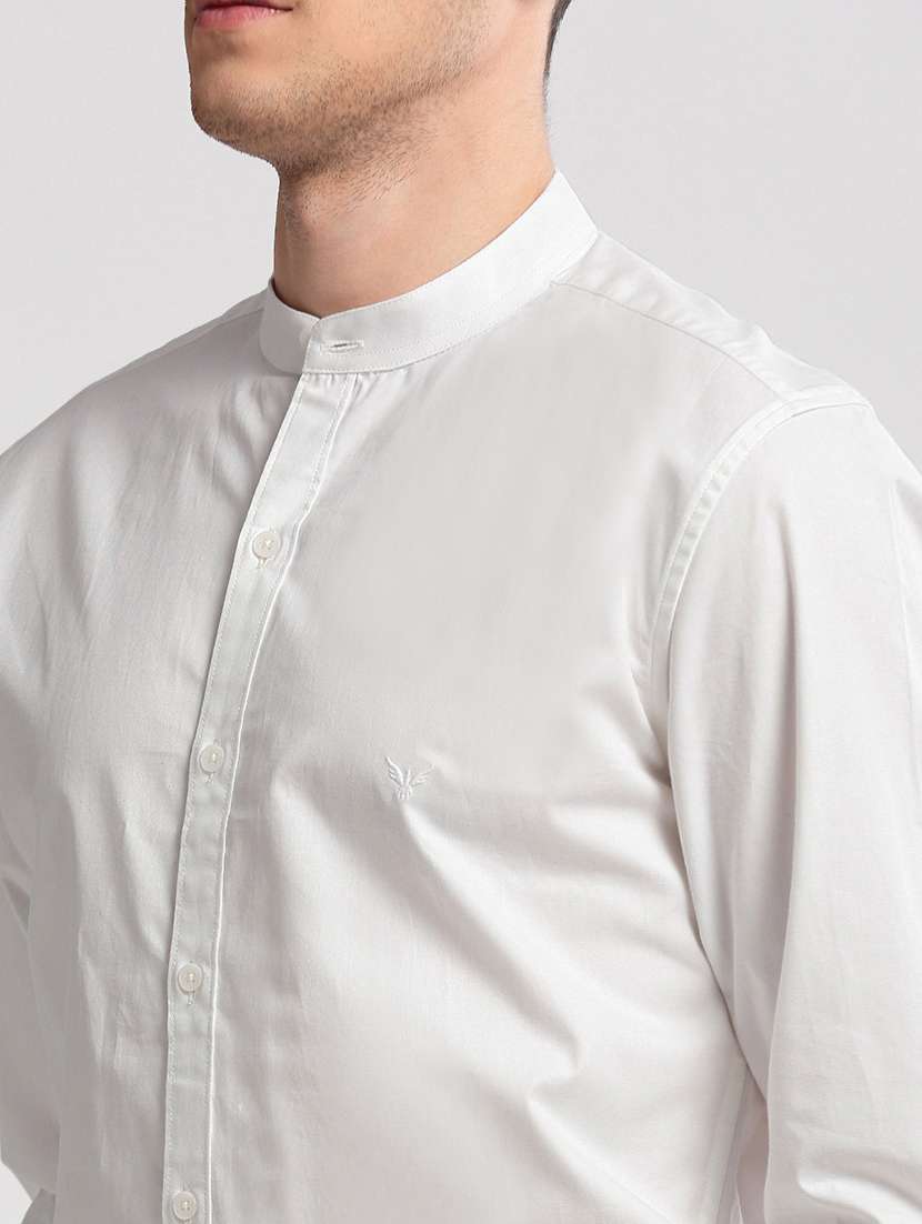 men solid cotton casual shirt - 21325478 -  Standard Image - 5