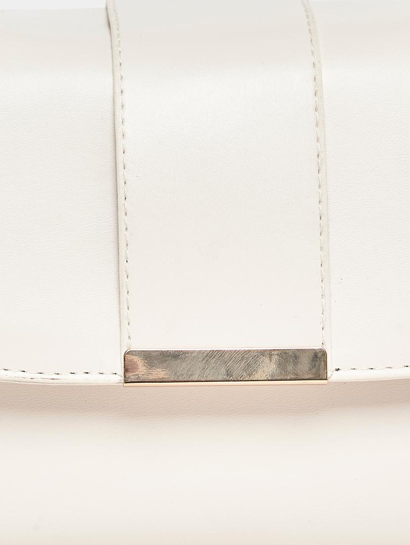 women white solid handbag - 21326039 - Standard Image - 3