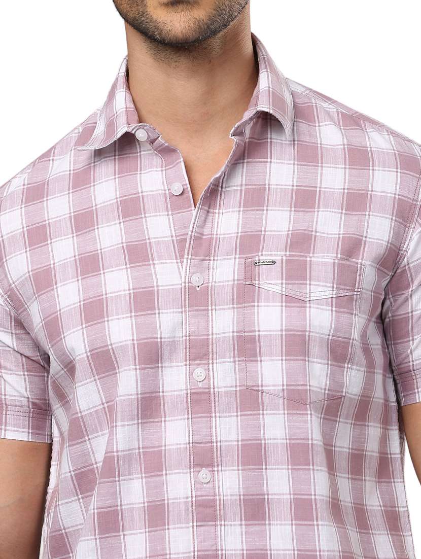 men white cotton casual shirt - 21326805 - Standard Image - 5