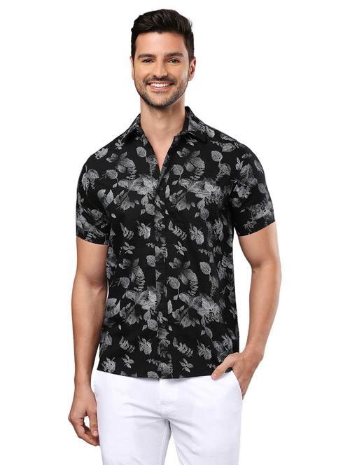 men black cotton casual shirt - 21326810 -  Standard Image - 0