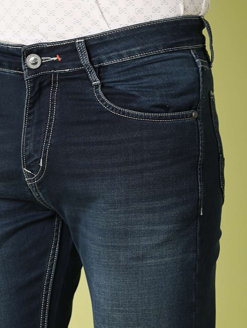 men mid rise plain jeans - 21328616 -  Standard Image - 5