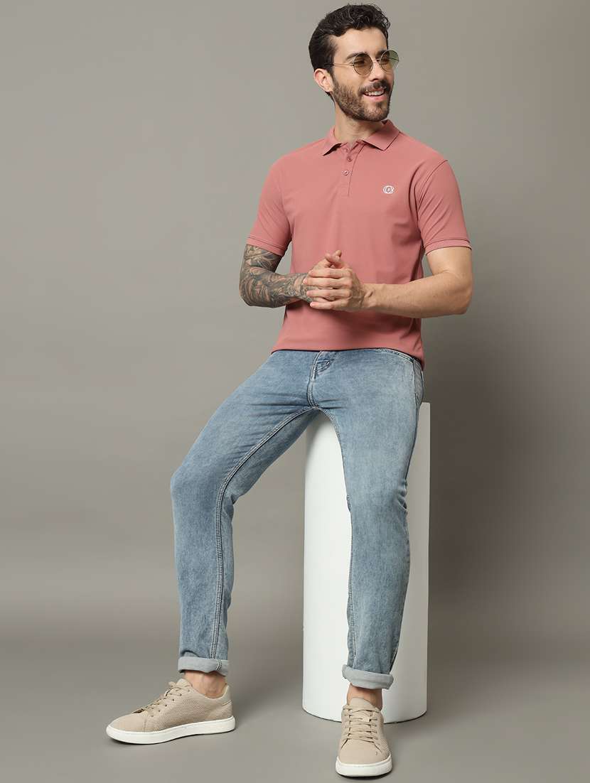 men solid polo t-shirt - 21331169 -  Standard Image - 3