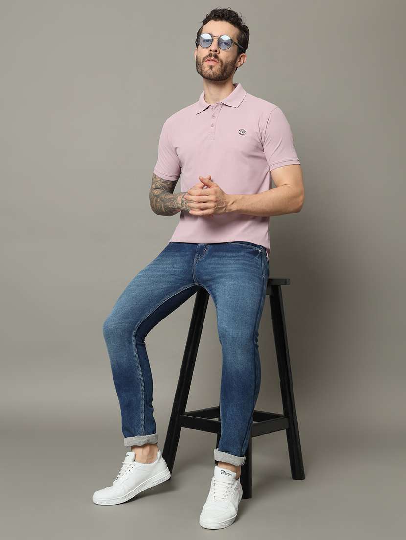 men solid polo t-shirt - 21331174 -  Standard Image - 3