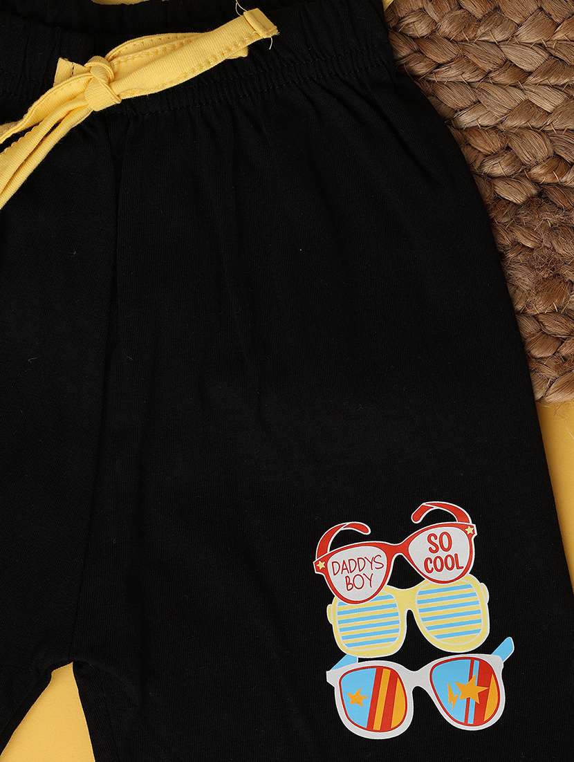 boys round neck printed shorts set - 21331472 -  Standard Image - 3