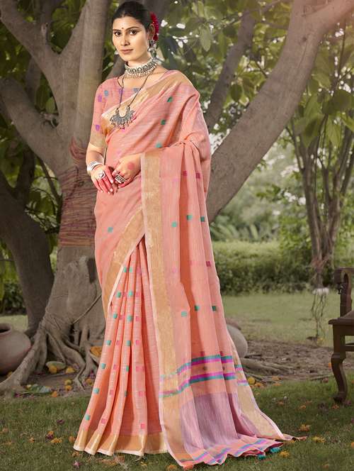 women self design handloom saree with blouse - 21331710 -  Standard Image - 0
