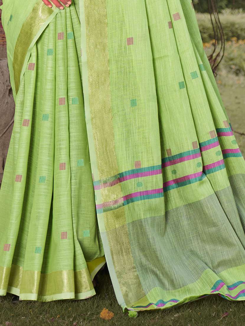 women self design handloom saree with blouse - 21331711 -  Standard Image - 3