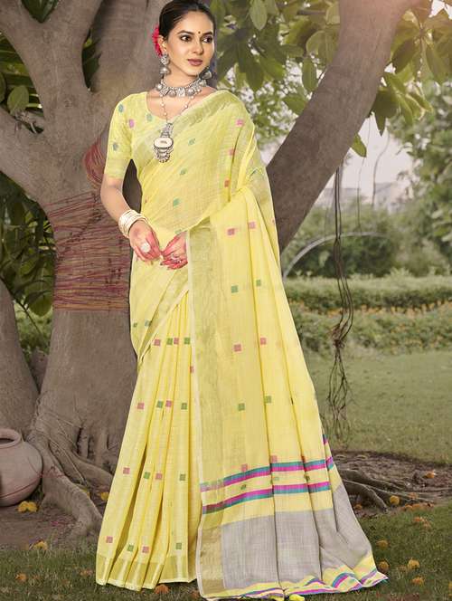 women self design handloom saree with blouse - 21331712 -  Standard Image - 0