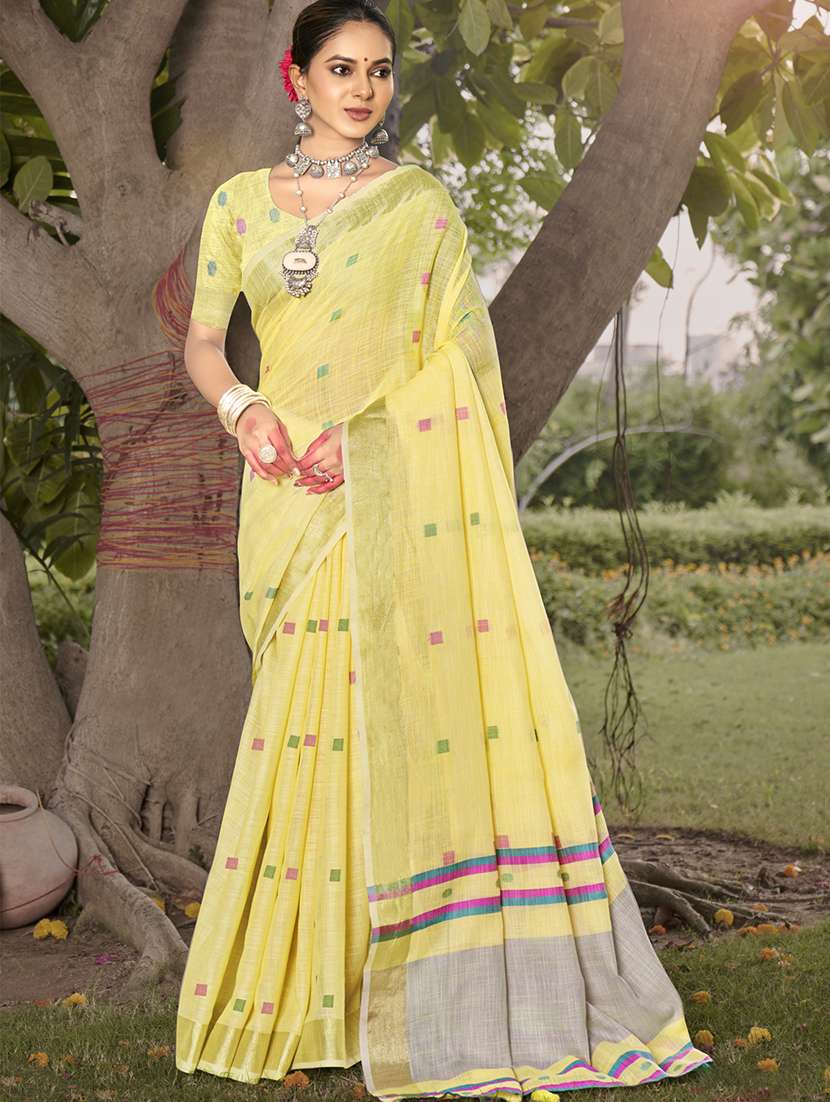 women self design handloom saree with blouse - 21331712 -  Zoom Image - 0