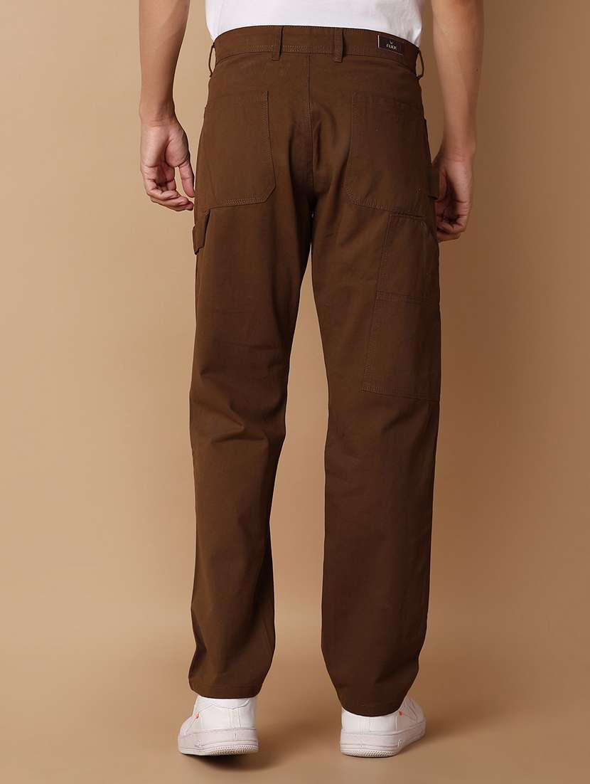 men mid rise solid cargo - 21332106 -  Standard Image - 3