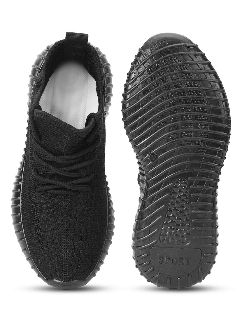 black lace-up sports shoes - 21333237 - Standard Image - 5