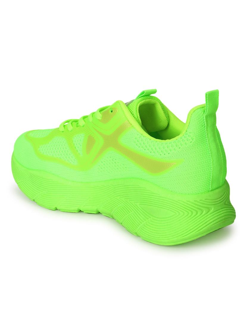 green lace-up sports shoes - 21333244 - Standard Image - 3