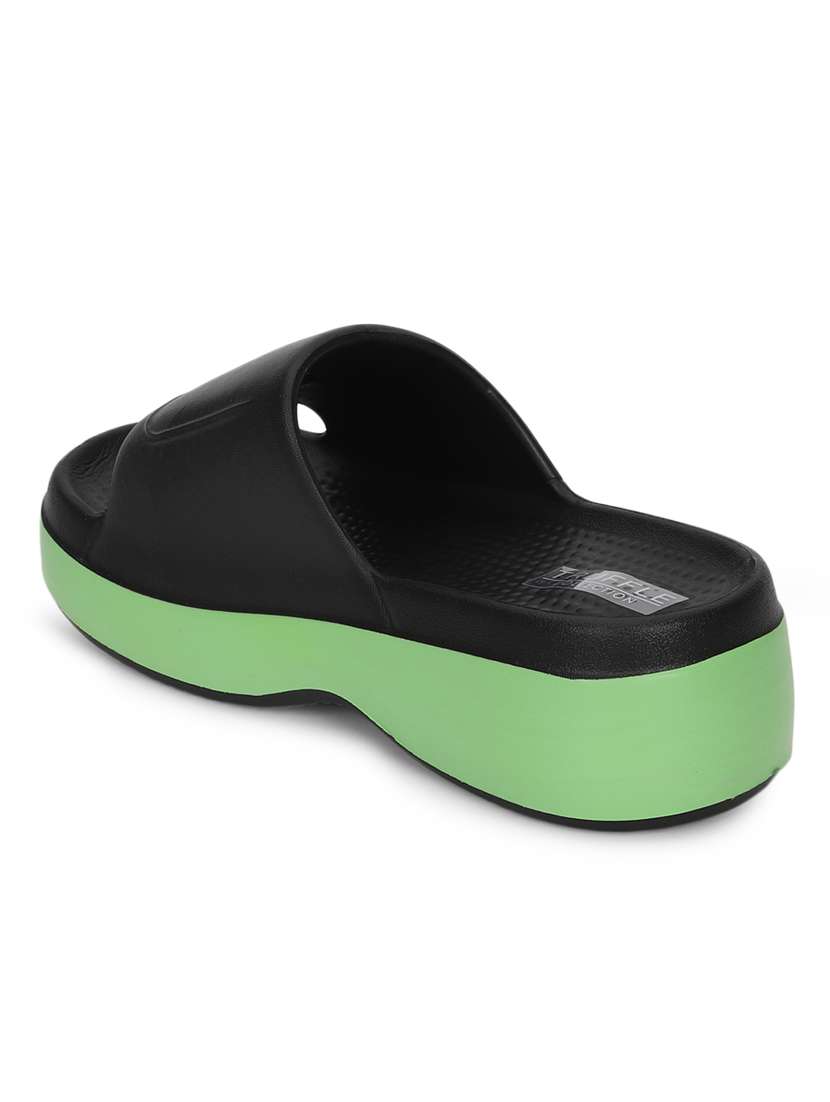 women solid slip on slides - 21333267 - Standard Image - 3