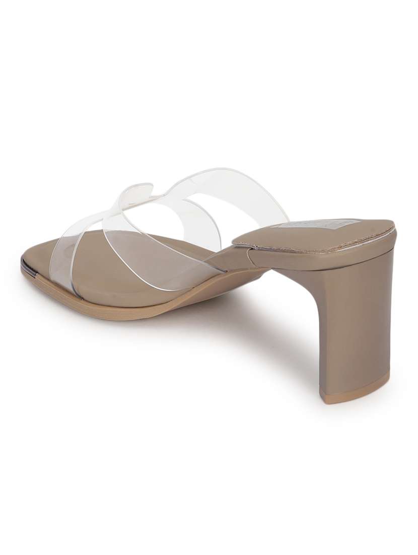 beige slip on sandal - 21333274 -  Standard Image - 3