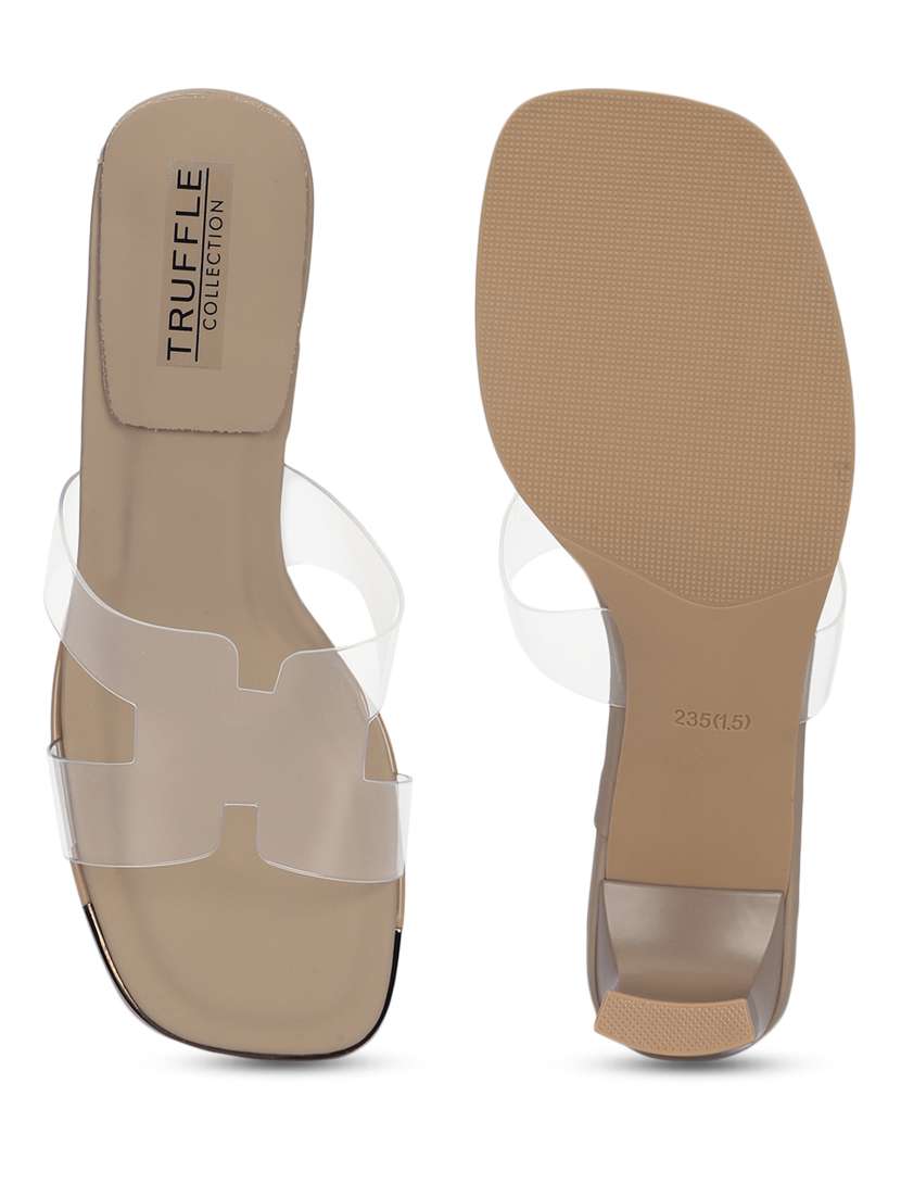 beige slip on sandal - 21333274 -  Standard Image - 5