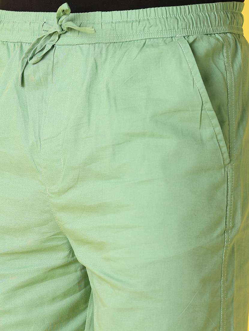 men mid rise solid shorts - 21333841 -  Standard Image - 5