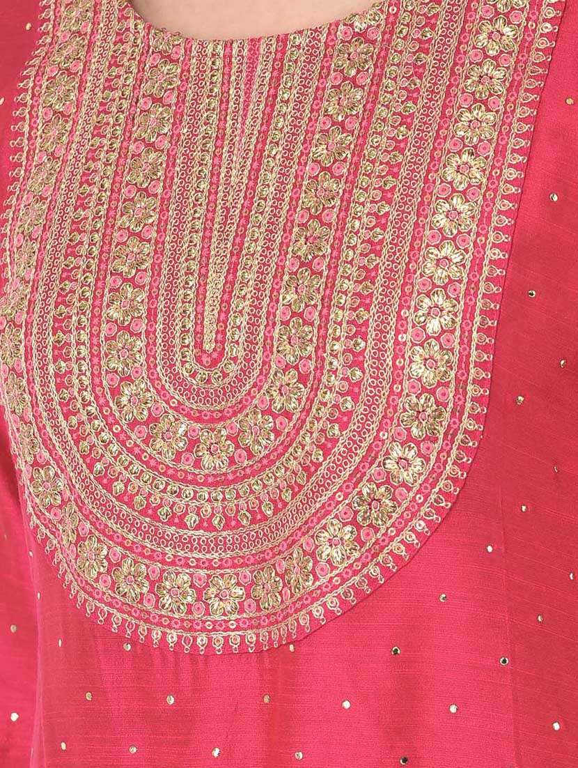 women three quarter sleeve straight kurta - 21334350 -  Standard Image - 5