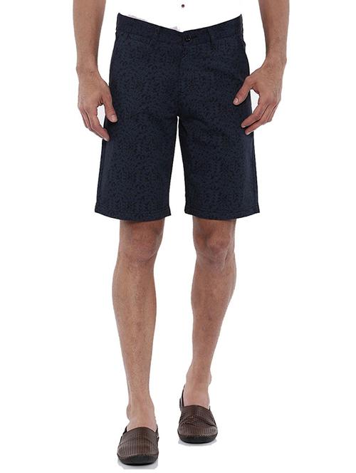 men printed mid rise regular fit shorts - 21334771 - Standard Image - 0