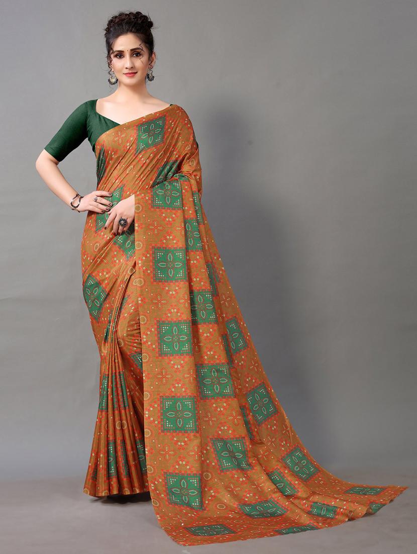 women printed saree with blouse - 21336767 - Zoom Image - 0