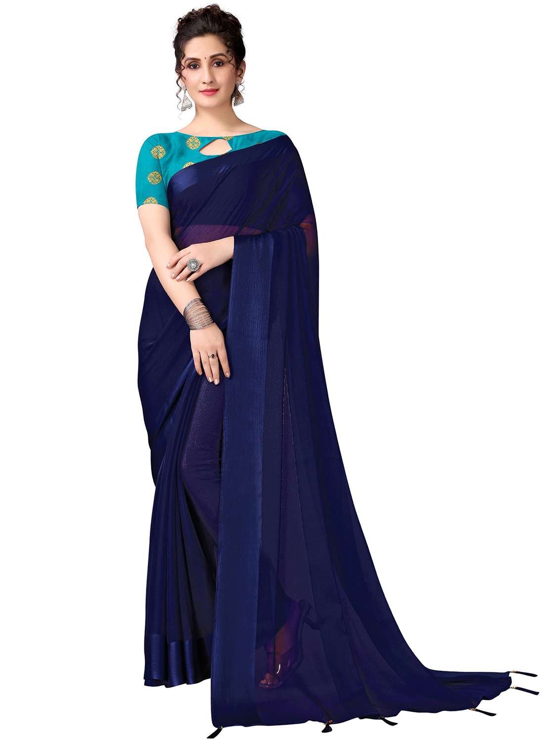 women handloom saree with blouse - 21337554 - Zoom Image - 0