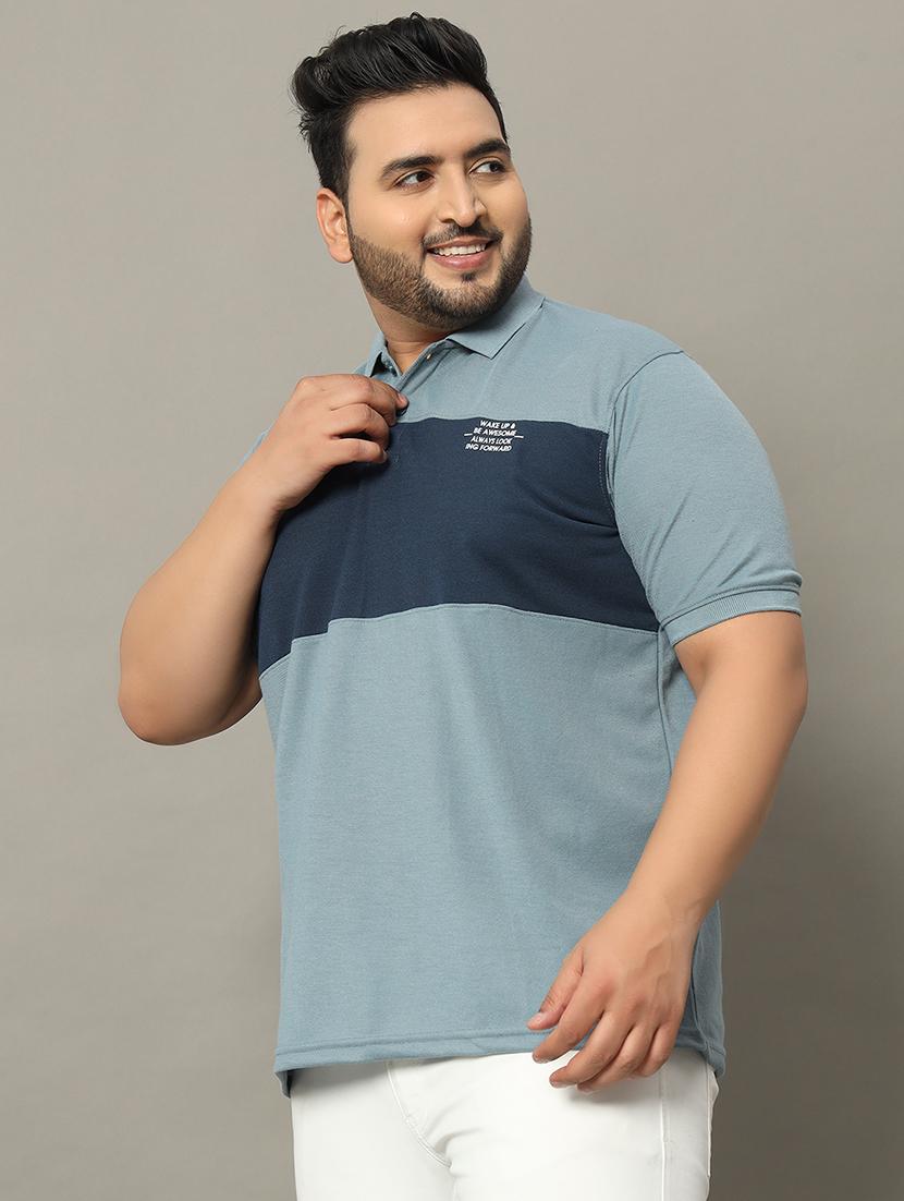 men plus size polo t-shirt