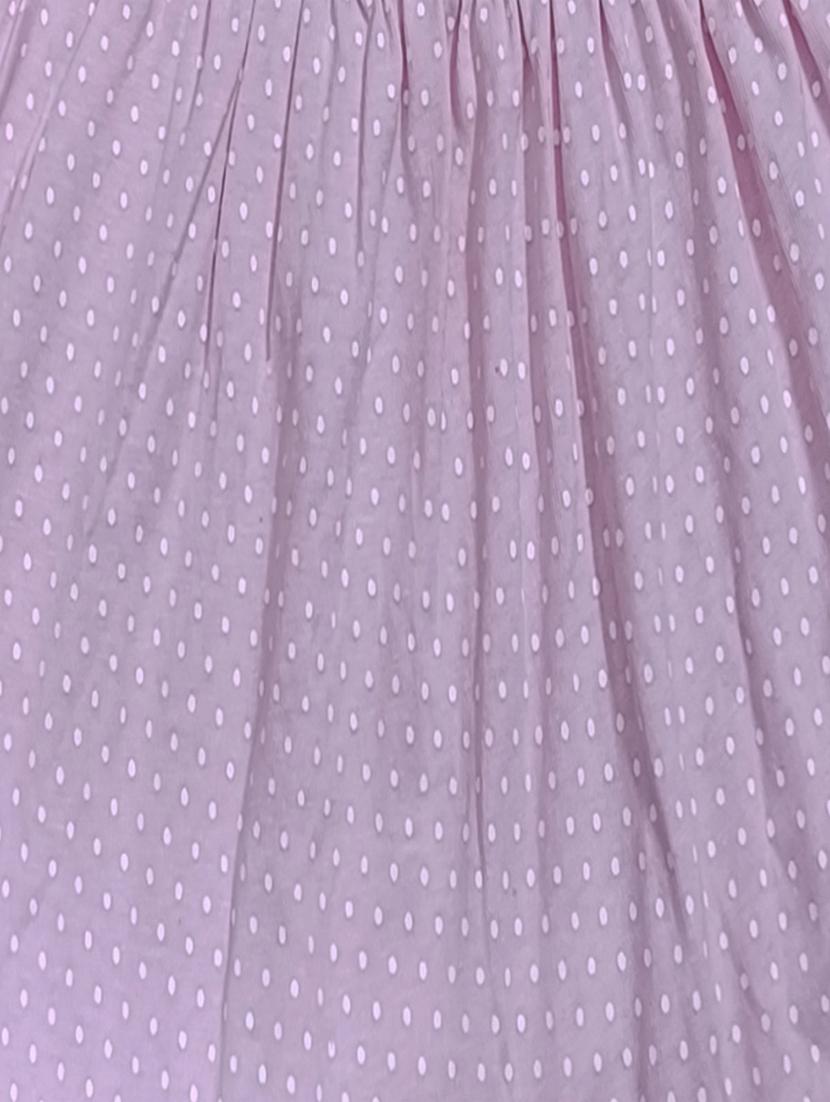 kids lavender cotton blend frock - 21338273 - Standard Image - 3