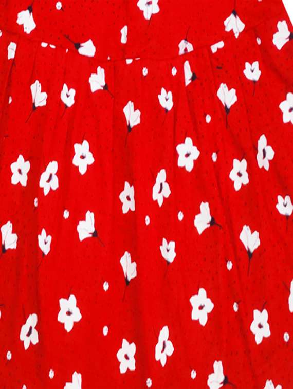 girls printed cotton frock - 21338275 -  Standard Image - 3