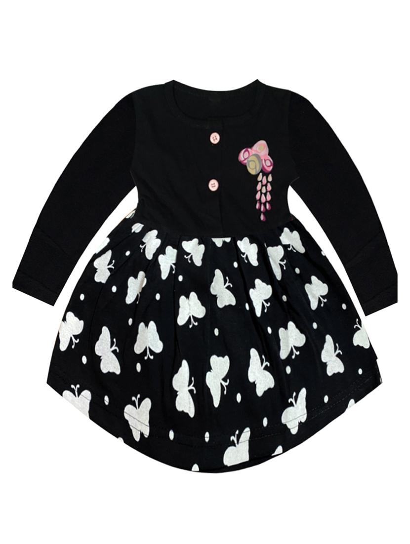 girls multicolored set of 2 printed frock - 21338297 - Standard Image - 3