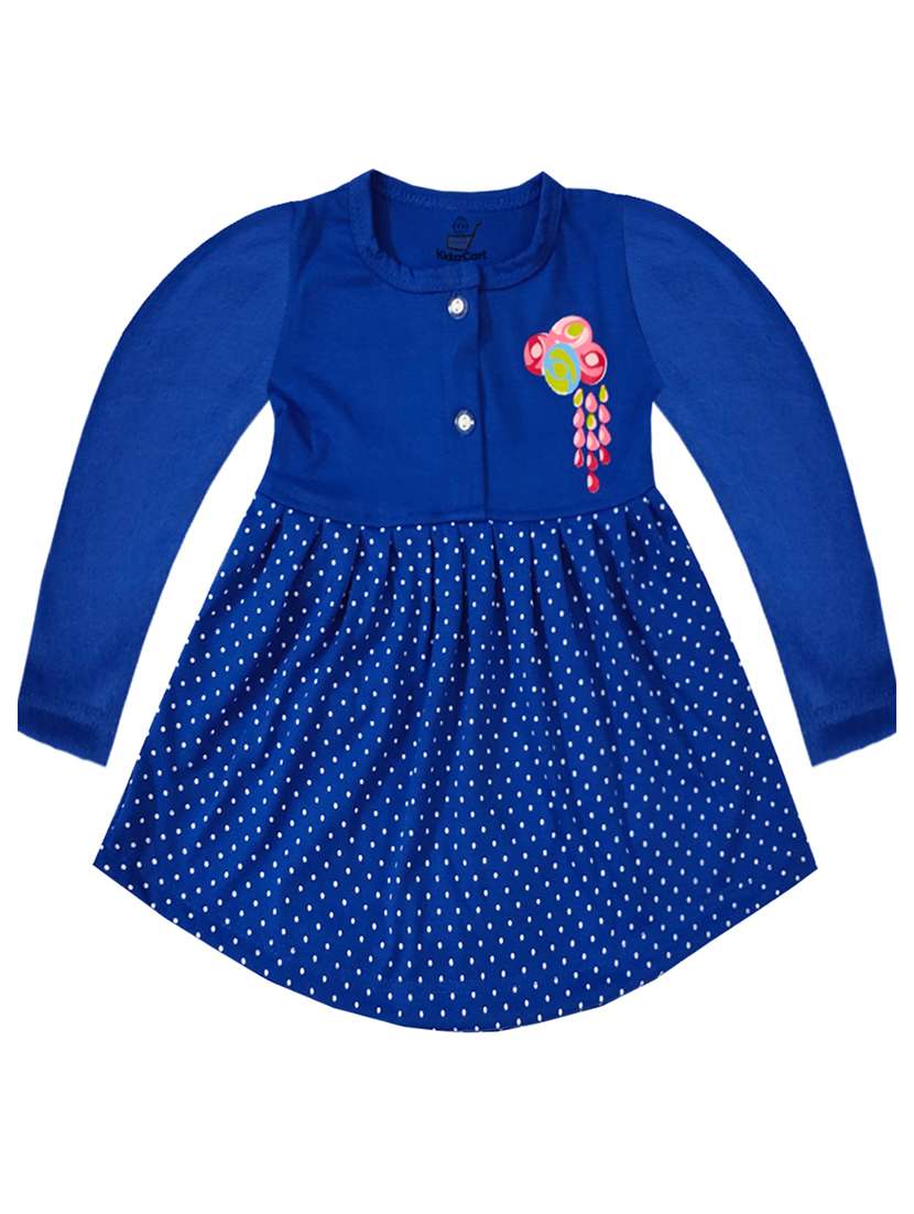 girls multicolored set of 2 printed frock - 21338301 -  Standard Image - 3