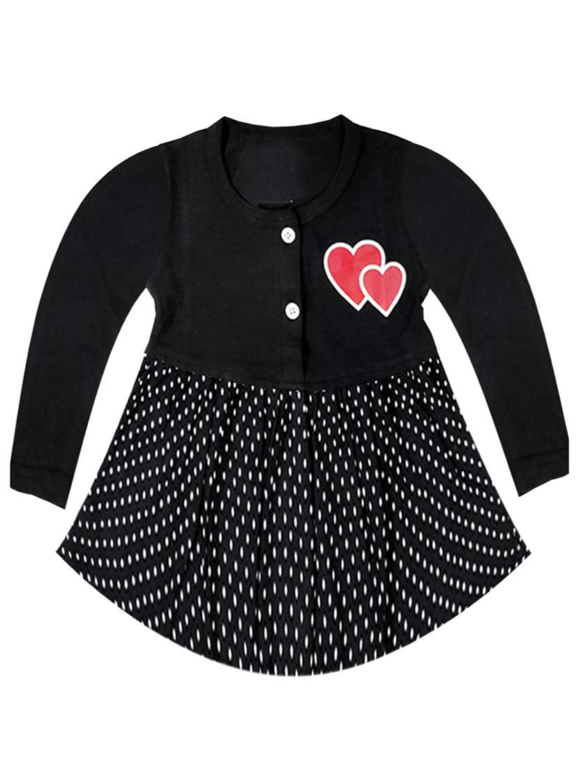 girls multicolored set of 2 printed frock - 21338305 -  Standard Image - 3