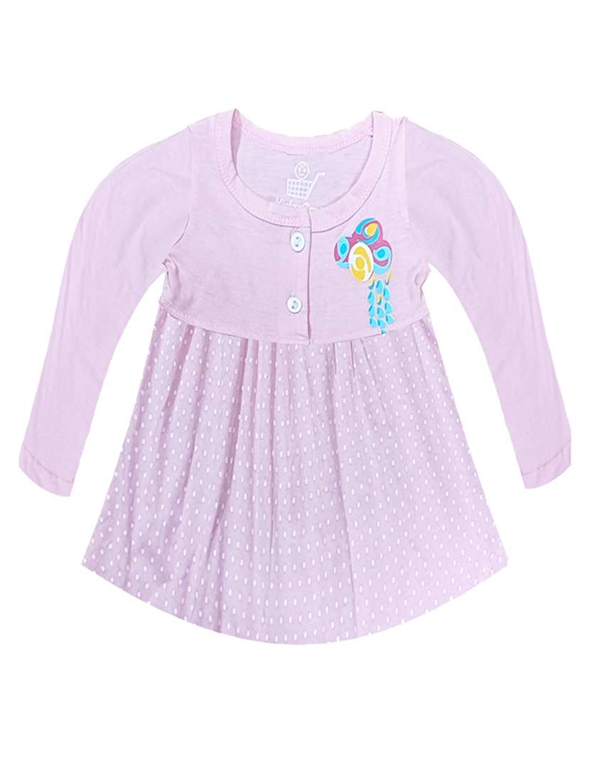 girls multicolored set of 2 printed frock - 21338318 -  Standard Image - 3