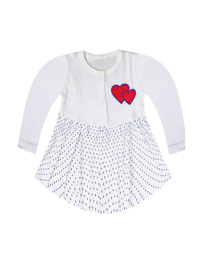 pack of 2 printed cotton blend frock - 21338323 -  Standard Image - 3