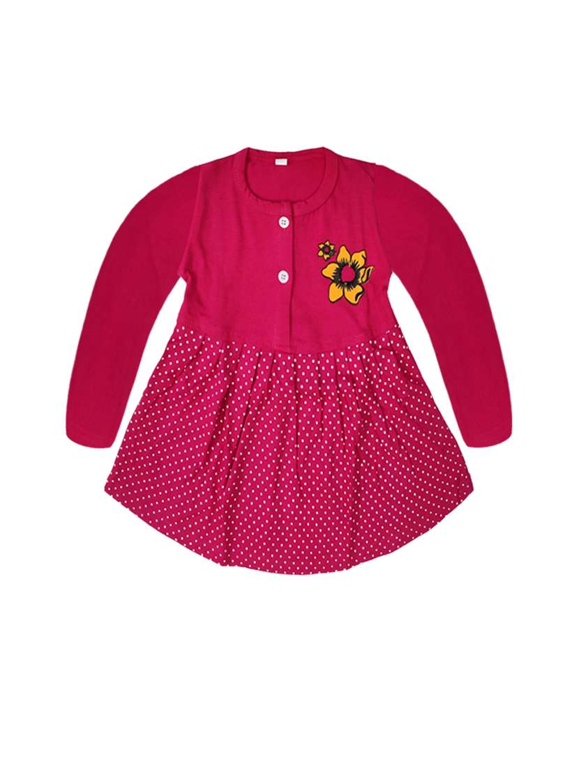 pack of 2 printed cotton blend frock - 21338325 -  Standard Image - 3