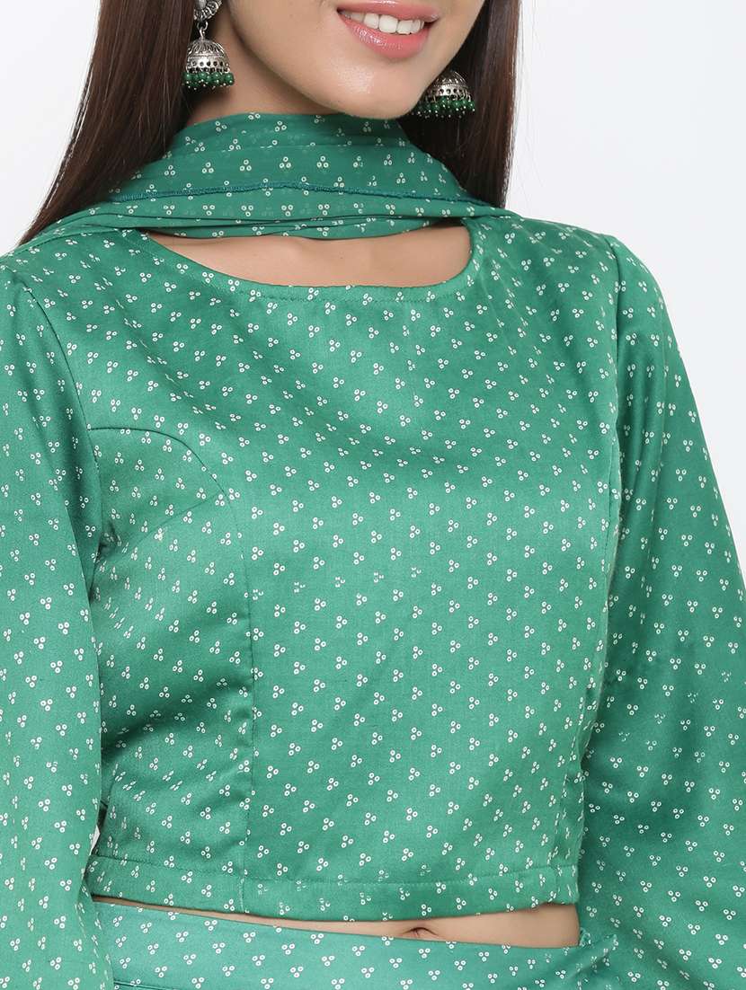 women stitched lehenga choli with dupatta - 21338612 -  Standard Image - 3