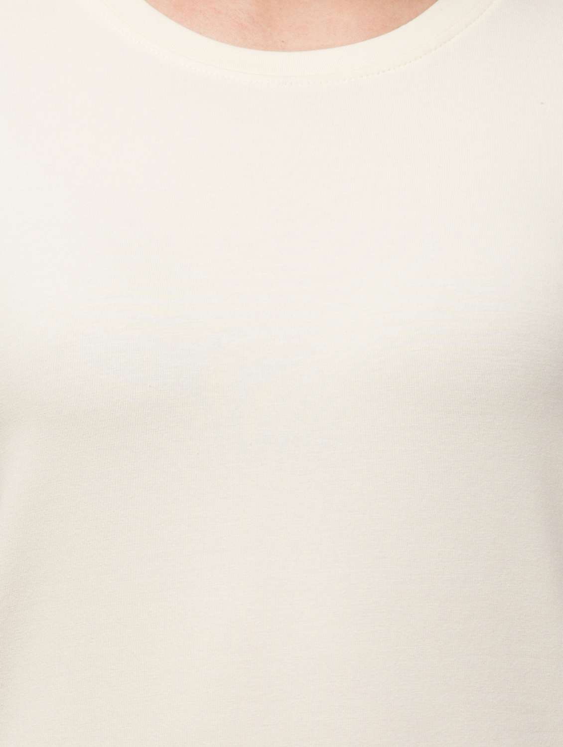women solid short sleeves plain t-shirt - 21339469 - Standard Image - 3
