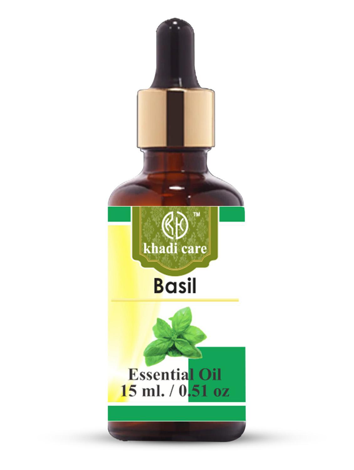khadi care herbal basil essential oil - 15ml