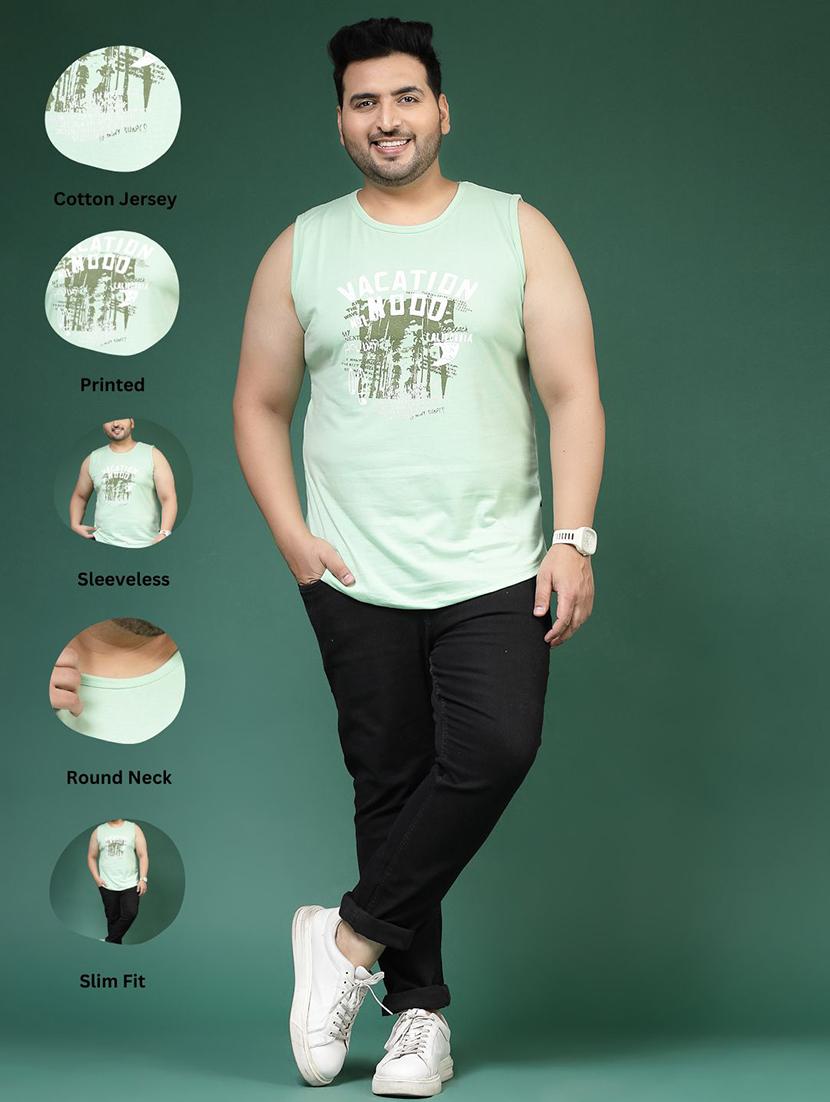 men round neck sleeveless vest - 21339616 - Standard Image - 3