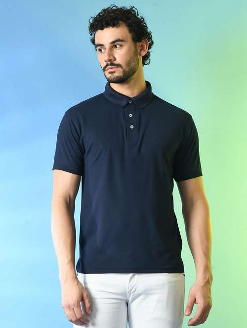 men solid polo t-shirt - 21340521 -  Standard Image - 0