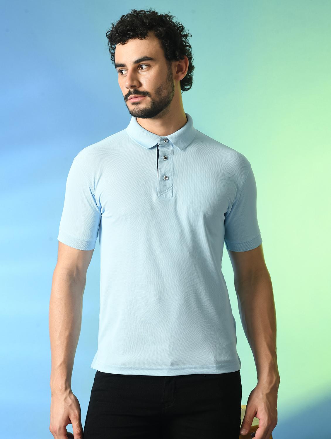 men solid polo t-shirt - 21340528 - Zoom Image - 0