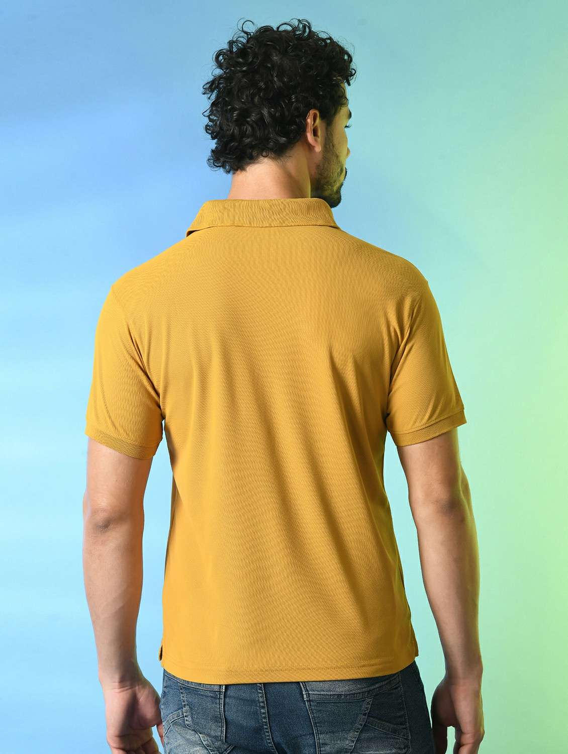 men solid polo t-shirt - 21340531 -  Standard Image - 3