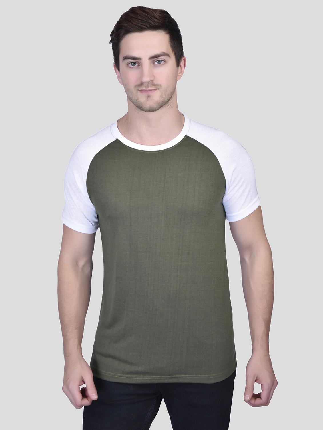 men color block round neck t-shirt - 21340535 - Zoom Image - 0