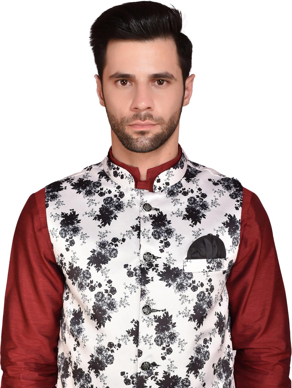 mens dhoti kurta ethnic wear set - 21340642 - Standard Image - 3