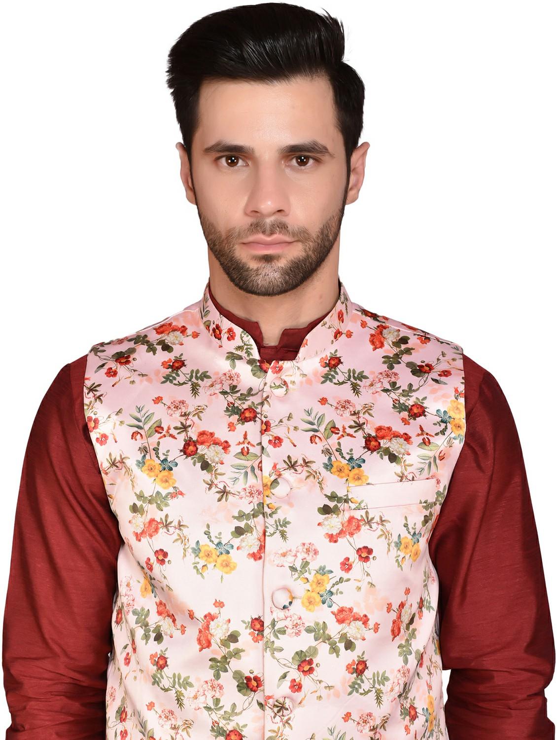 mens dhoti kurta ethnic wear set - 21340643 - Standard Image - 3