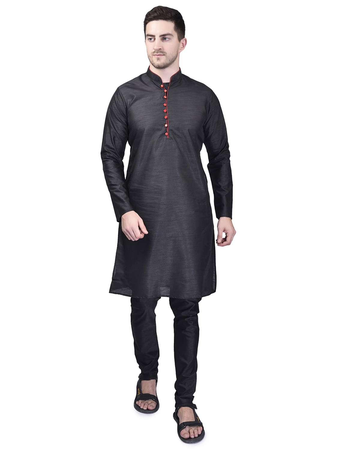 mens kurta pyjama ethnic wear set - 21340665 - Zoom Image - 0
