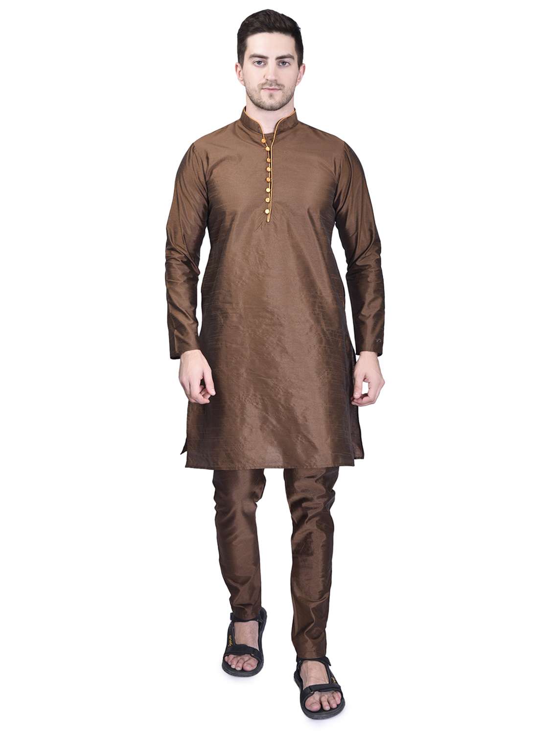 mens kurta pyjama ethnic wear set - 21340668 - Zoom Image - 0
