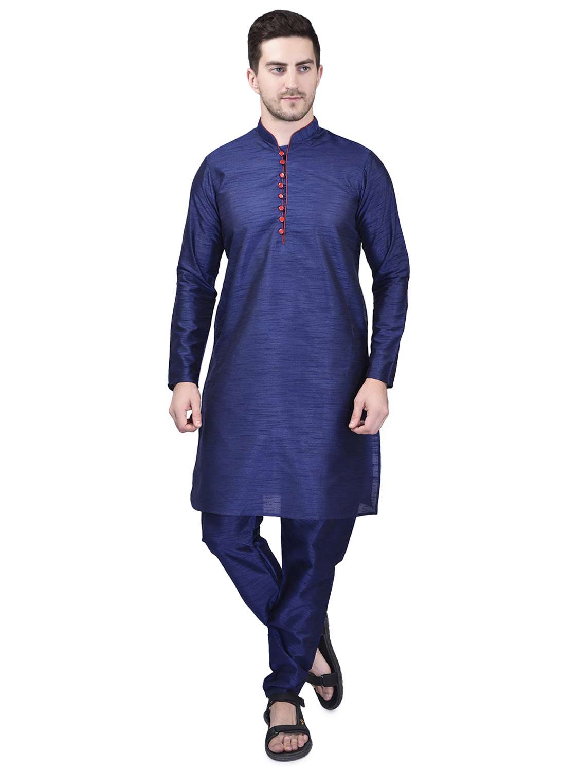 mens kurta pyjama ethnic wear set - 21340675 - Zoom Image - 0