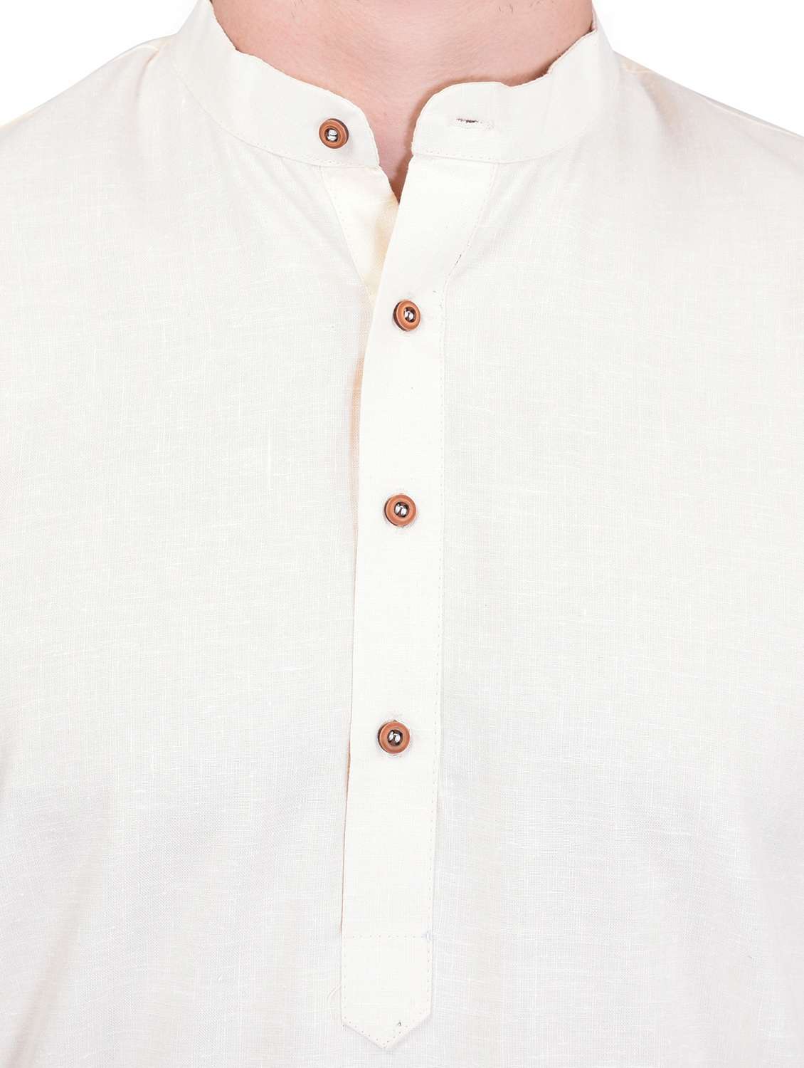 men solid kurta pyjama ethnic wear set - 21340767 -  Standard Image - 3