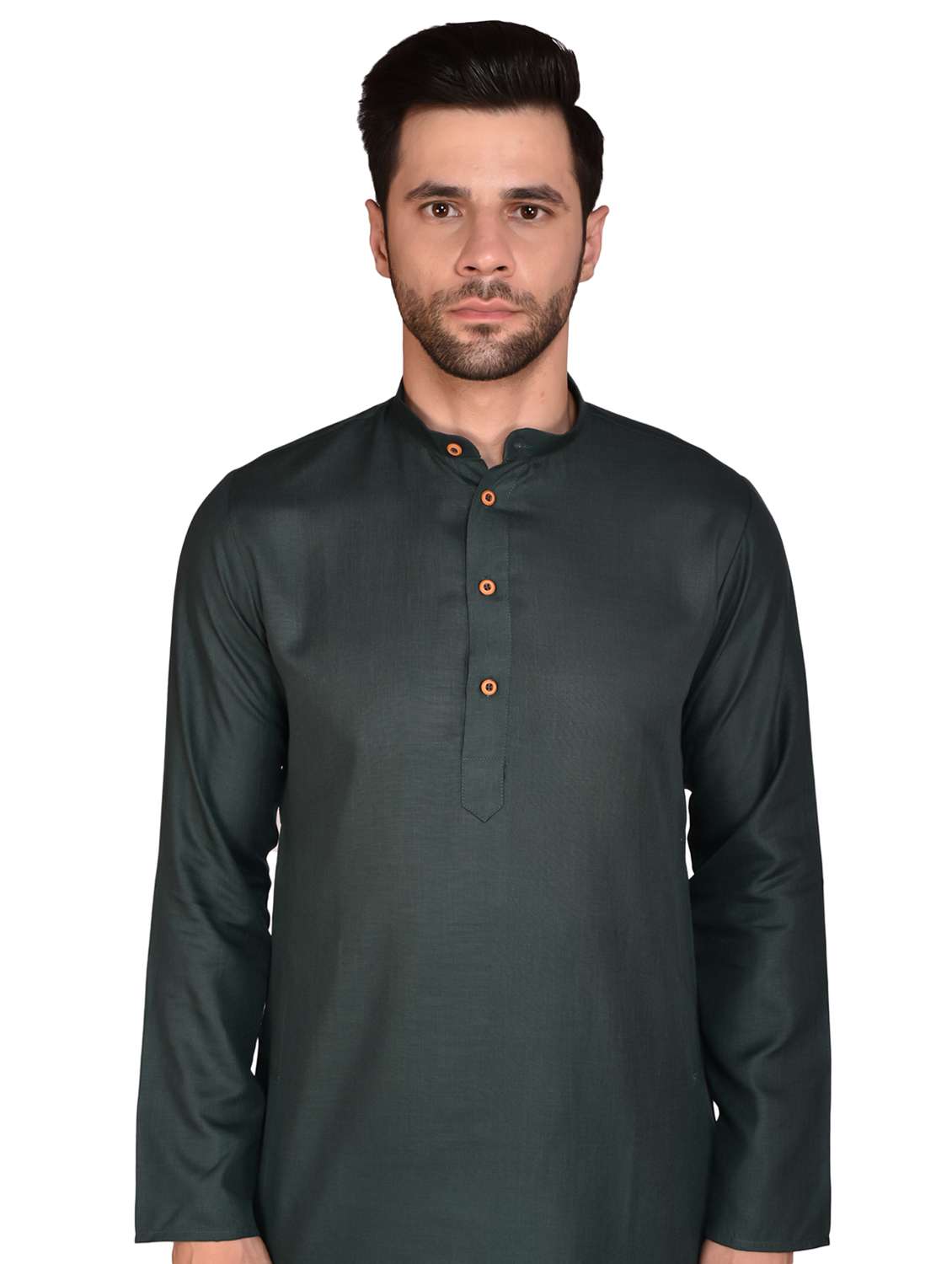 men solid kurta pyjama ethnic wear set - 21340776 -  Standard Image - 3