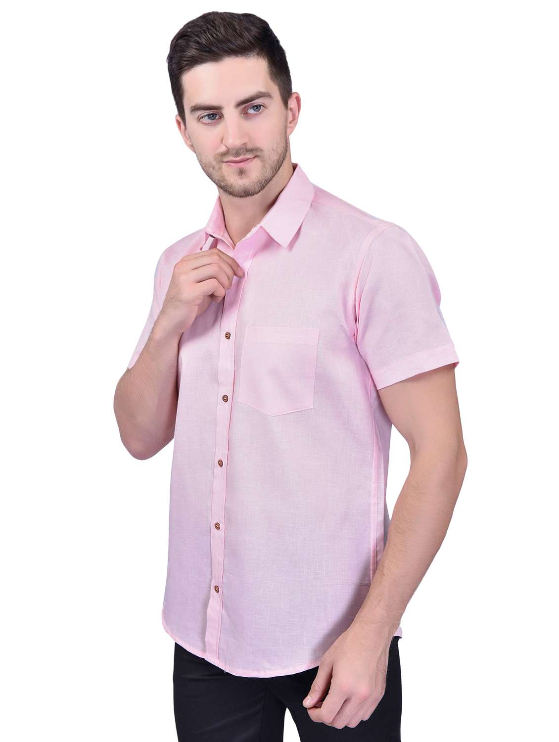 pack of 2 solid casual shirts - 21340784 -  Standard Image - 3