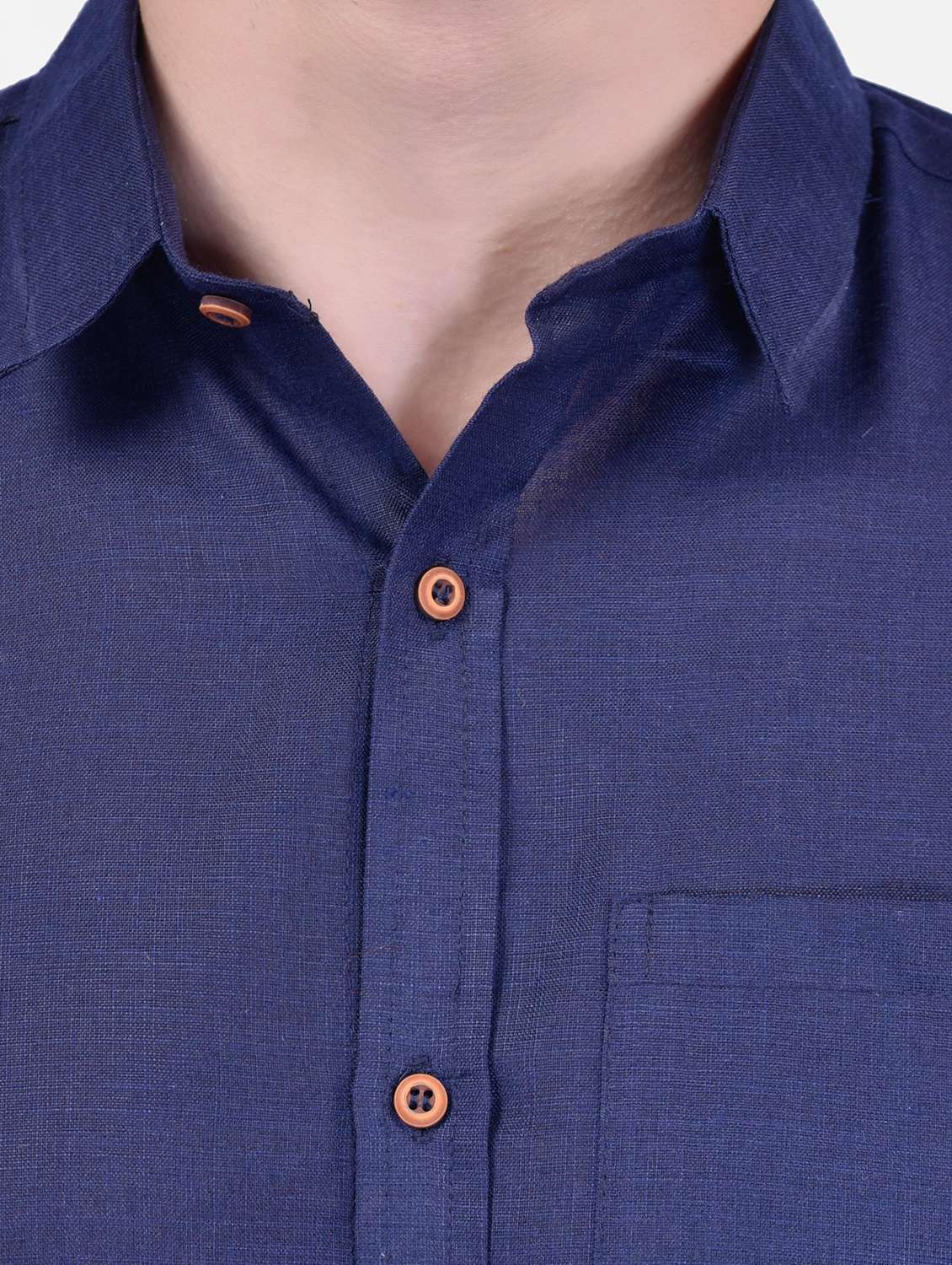 men solid casual shirt - 21340792 -  Standard Image - 3